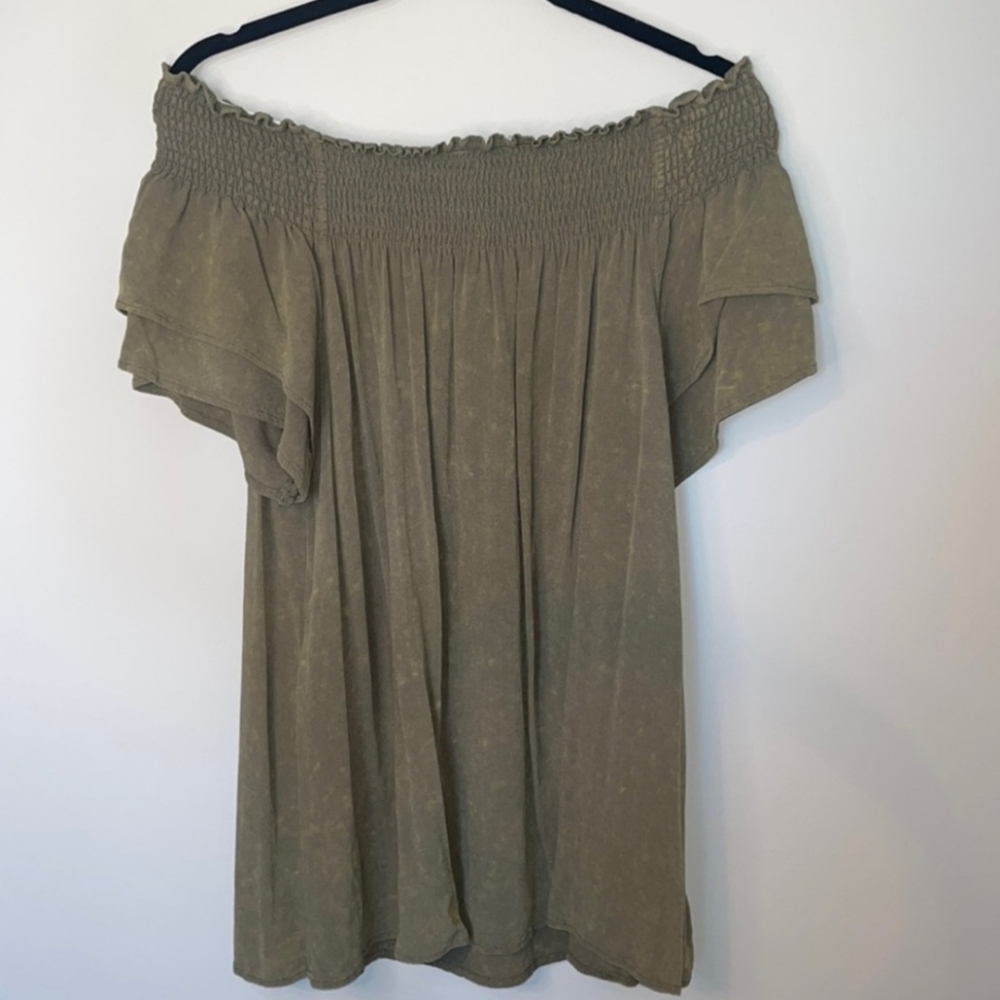 Stunning She + Sky Off the Shoulder Boho Blouse - Picture 3 of 4